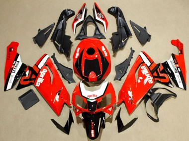 Custom 2006-2011 Aprilia RS125 Motorcycle Fairings - Red White Black