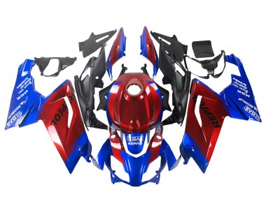 Custom 2006-2011 Aprilia RS125 Motorcycle Fairings - Blue Red