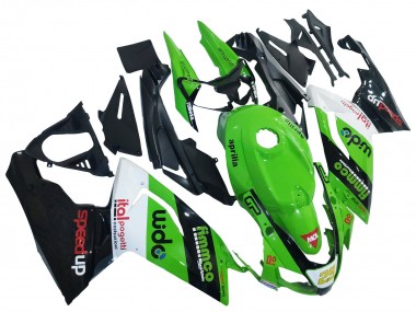Custom 2006-2011 Aprilia RS125 Motorcycle Fairing - Green White Black