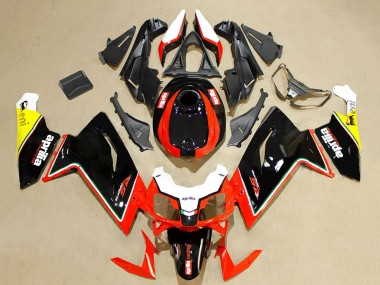 Custom 2006-2011 Aprilia RS125 Motorcycle Fairings - Red Black White Yellow