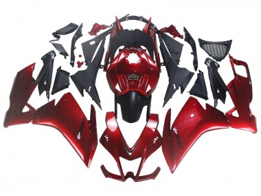 Custom 2012-2018 Aprilia RS4 50 125 Motorcycle Fairing - Red Matte Black