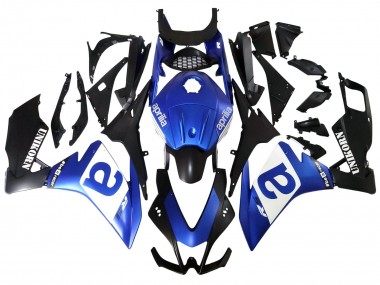 Custom 2012-2018 Aprilia RS4 50 125 Motorcycle Fairings - Blue White Matte Black