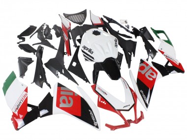 Custom 2012-2018 Aprilia RS4 50 125 Motorcycle Fairings - White Red Green Glossy Black