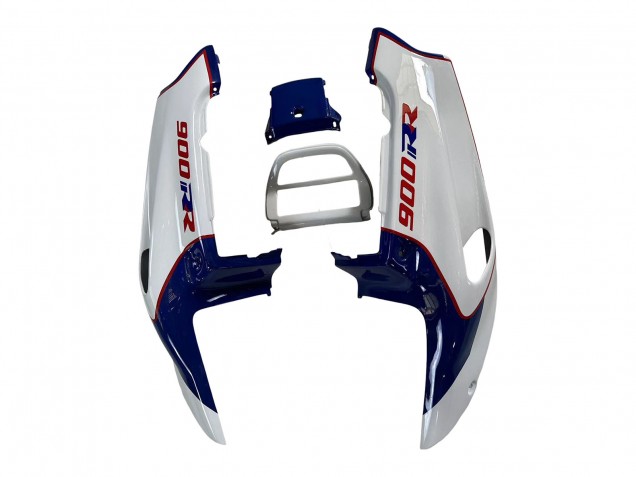 1992-1993 Honda CBR900RR 893 Motorcycle Fairings - White Red Dark Blue