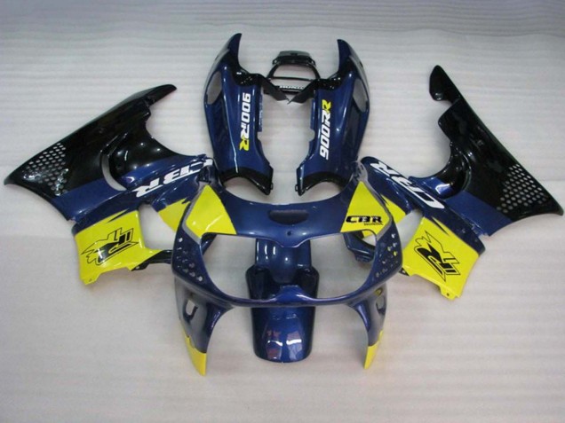 1994-1995 Honda CBR900RR 893 Motorcycle Fairings - Blue Yellow Glossy Black