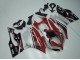 2011-2014 Ducati Panigale 899 Motorcycle Fairing - White Red Glossy Black