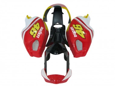 Custom 2008-2012 Ducati Monster 696 796 1100 1100S Motorcycle Fairings - White Red Glossy Black Yellow 46