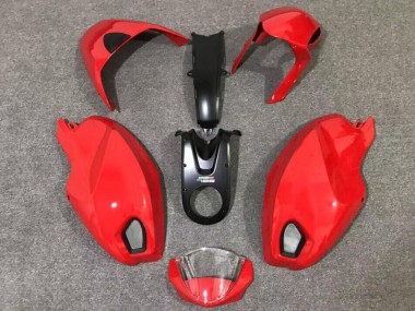 Custom 2008-2012 Ducati Monster 696 796 1100 1100S Motorcycle Fairings - Red
