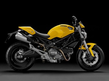 Custom 2008-2012 Ducati Monster 696 796 1100 1100S Motorcycle Fairings - Yellow