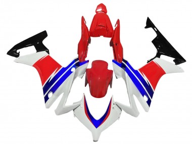 Custom 2013-2015 Honda CBR500R Motorcycle Fairings - White Red Blue