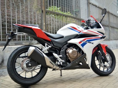 Custom 2016-2018 Honda CBR500R Motorcycle Fairings - White Red Blue Matte Black