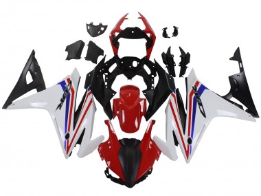 Custom 2016-2018 Honda CBR500R Motorcycle Fairings - White Red Blue Matte Black