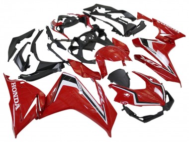 Custom 2022-2023 Honda CBR500R Motorcycle Fairings - Red White Black
