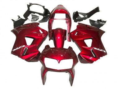 Custom 1998-2001 Honda VFR 800 Motorcycle Fairings - Red