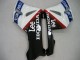 2004-2005 Honda CBR1000RR Motorcycle Fairings - White Blue Red Glossy Black Star EuroBet Lee