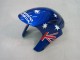 2004-2005 Honda CBR1000RR Motorcycle Fairings - White Blue Red Glossy Black Star Carrera Lee