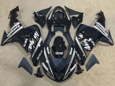 Custom 2004-2005 Kawasaki ZX10R Motorcycle Fairings - Blue Yellow Monster