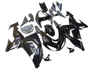 Custom 2006-2007 Kawasaki ZX10R Motorcycle Fairings - Glossy Black