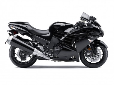 Custom 2012-2024 Kawasaki ZX14R ZZR1400 Motorcycle Fairings - Glossy Black Matte Black White Ninja