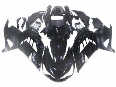 Custom 2012-2024 Kawasaki ZX14R ZZR1400 Motorcycle Fairing - Glossy Black Matte Black White Ninja