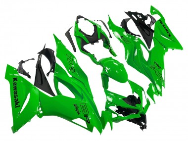 Custom 2019-2022 Kawasaki ZX6R Motorcycle Fairings - Green