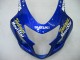 2004-2005 Suzuki GSXR 600 / GSXR 750 Motorcycle Fairings - Blue White Yellow Green Telefonica Motul MoviStar