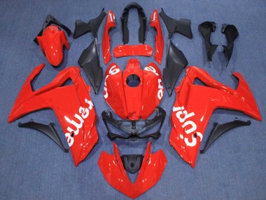 Custom 2015-2018 Yamaha YZF R3/R25 Motorcycle Fairings - Red White Supreme
