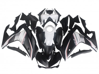 Custom 2015-2018 Yamaha YZF R3/R25 Motorcycle Fairing - White Red Matte Black