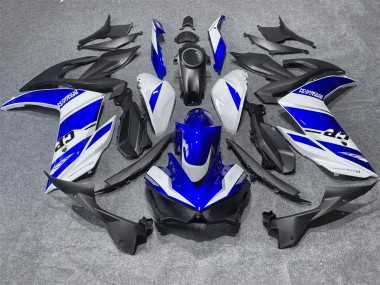 Custom 2015-2018 Yamaha YZF R3/R25 Motorcycle Fairings - White Blue