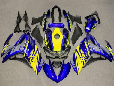 Custom 2015-2018 Yamaha YZF R3/R25 Motorcycle Fairing - Yellow Blue Black Monster