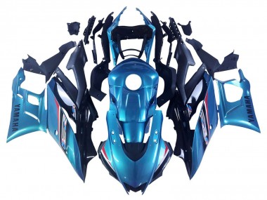 Custom 2019-2021 Yamaha YZF R3/R25 Motorcycle Fairing - Blue Black