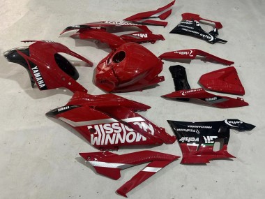 Custom 2019-2021 Yamaha YZF R3/R25 Motorcycle Fairings - Dark Red White Silver Black Valsir