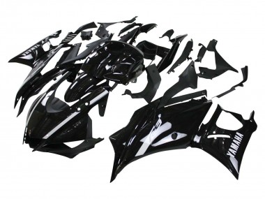 Custom 2019-2021 Yamaha YZF R3/R25 Motorcycle Fairings - Glossy Black White