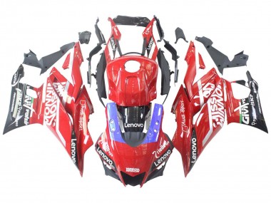 Custom 2019-2021 Yamaha YZF R3/R25 Motorcycle Fairings - Red Purple Black Valsir Lenovo