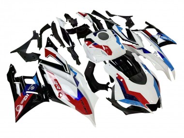 Custom 2019-2021 Yamaha YZF R3/R25 Motorcycle Fairings - White Blue Red Glossy Black
