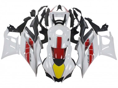 Custom 2019-2021 Yamaha YZF R3/R25 Motorcycle Fairings - White Red Yellow Black