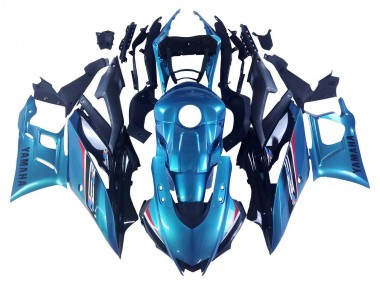 Custom 2022-2024 Yamaha YZF R3/R25 Motorcycle Fairing - Blue White Red Black