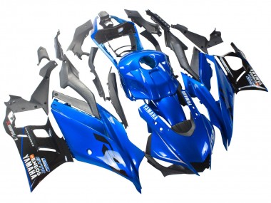 Custom 2022-2024 Yamaha YZF R3/R25 Motorcycle Fairings - Blue Black ENEOS