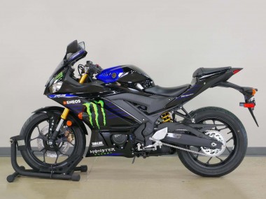 Custom 2022-2024 Yamaha YZF R3/R25 Motorcycle Fairings - Blue Green Black Monster Yamalube ENEOS