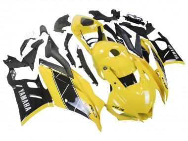 Custom 2022-2024 Yamaha YZF R3/R25 Motorcycle Fairing - Yellow Black