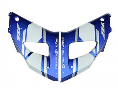 Custom 1998-1999 Yamaha YZF 1000 R1 Motorcycle Fairings - Blue White Glossy Black