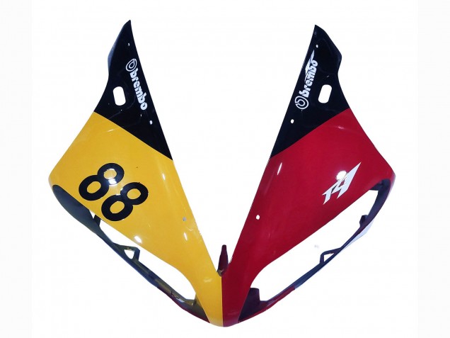 2004-2006 Yamaha YZF 1000 R1 Motorcycle Fairings - Yellow Red White Black YSP 88