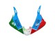 2005 Yamaha YZF 600 R6 Motorcycle Fairings - Light Blue White Green Red Kastinee Dunlop Motul