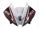 2006-2007 Yamaha YZF 600 R6 Motorcycle Fairings - White Maroon Red Fiat Acer Yamalube