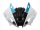 2006-2007 Yamaha YZF 600 R6 Motorcycle Fairings - White Blue Black Semakin Didepan ENEOS