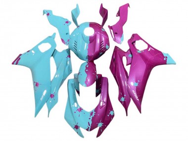 Custom 2017-2023 Yamaha YZF 600 R6 Motorcycle Fairings - Blue Pink