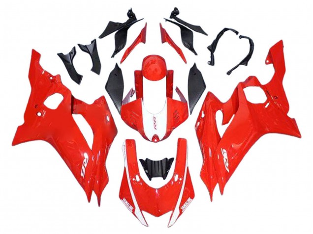 2017-2023 Yamaha YZF 600 R6 Motorcycle Fairings - Red White