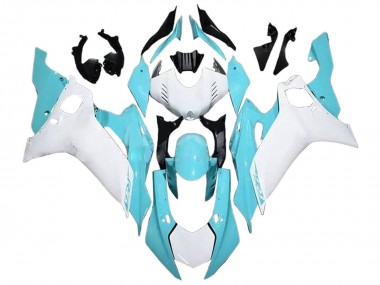 Custom 2017-2023 Yamaha YZF 600 R6 Motorcycle Fairings - White Light Blue