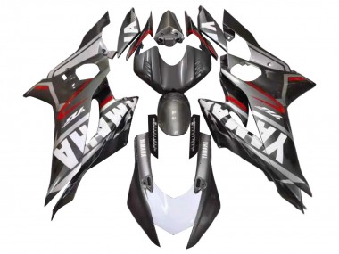 Custom 2017-2023 Yamaha YZF 600 R6 Motorcycle Fairings - Matte Black White Red