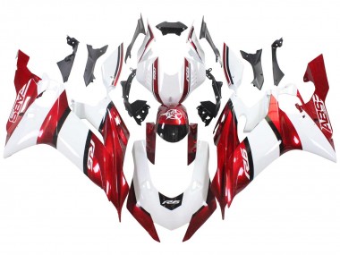 Custom 2017-2023 Yamaha YZF 600 R6 Motorcycle Fairings - White Red Black